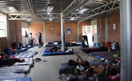 Permanecen 216 migrantes en albergue de Tláhuac