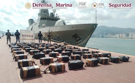 Marina asegura alrededor de 1.3 toneladas de cocaína frente a costas de Guerrero; patrullaje marítimo avistó los bultos