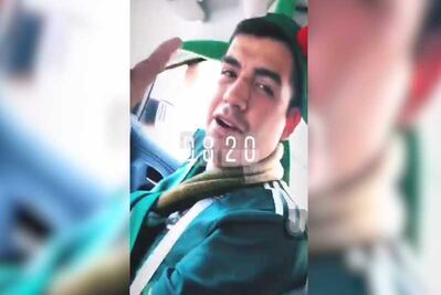 Hijo de Felipe Calderón apoya al "Tri" en Rusia