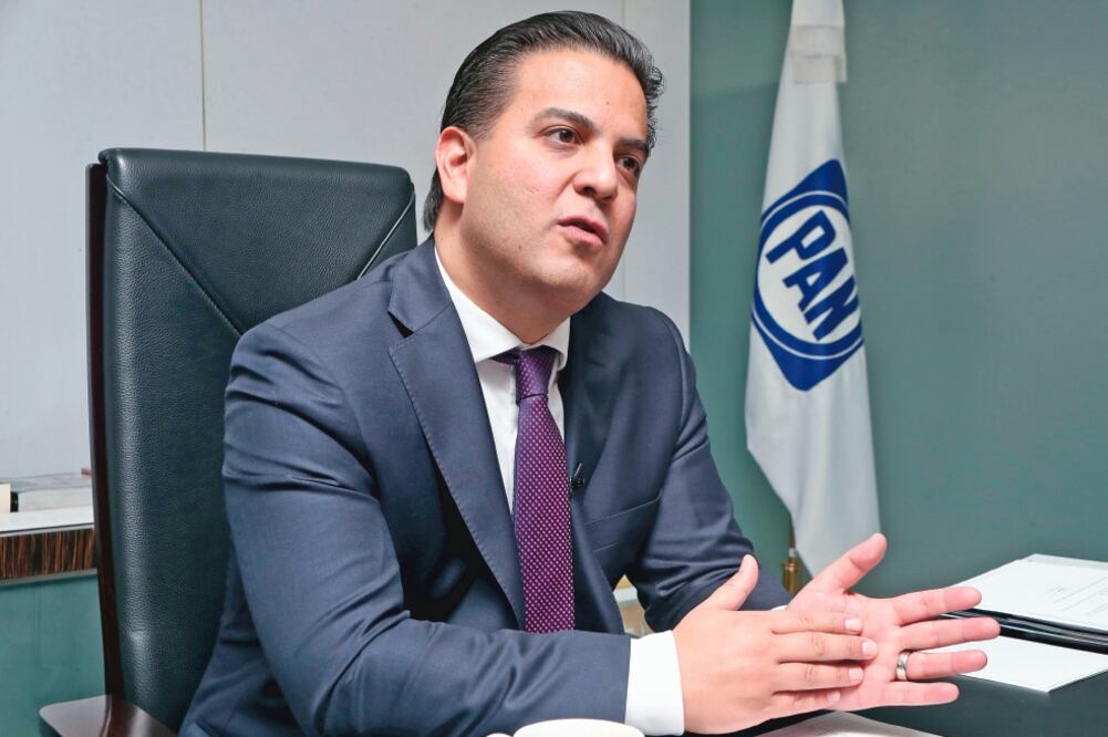 En la foto: Damián Zepeda Vidales, Coordinador del PAN en el Senado