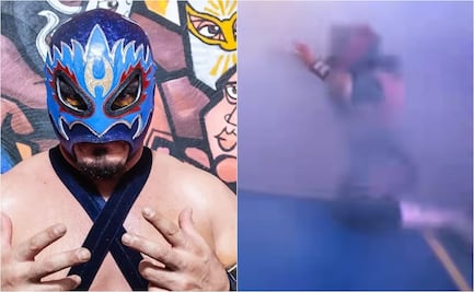 Hechicero, estrella del CMLL sufre aparatosa caída en plena función