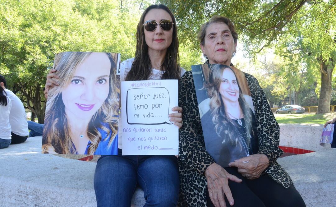 El pasado 30 de noviembre, familiares de Abril Pérez Sagaon realizaron una marcha silenciosa en Monterrey. Foto: Archivo / EL UNIVERSAL