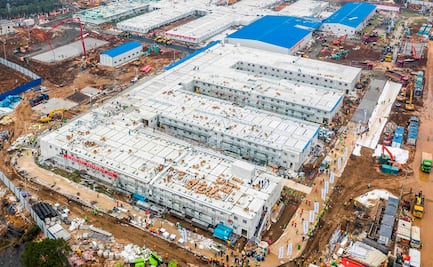 Además del hospital por coronavirus, estas son las otras construcciones en tiempo récord de China
