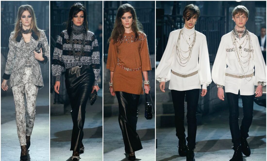 Los trajes de dos piezas y el tweed fueron reinterpretados a la manera de las actrices más icónicas de los 50 y 60