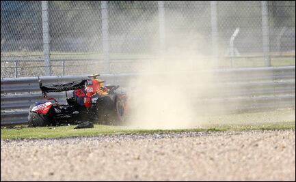 Así fue el choque de Alex Albon en las prácticas de Silverstone