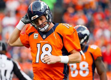 Peyton Manning, baja contra los Bears