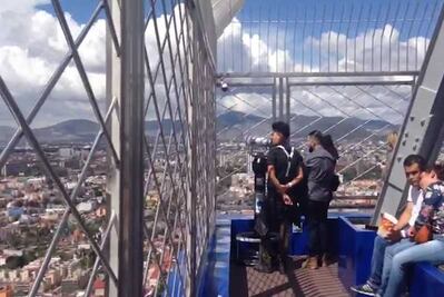 Vivir el sismo desde el último piso de la Torre Latino