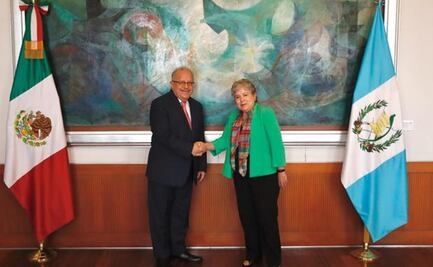 Alicia Bárcena acuerda con canciller de Guatemala acciones sobre migración