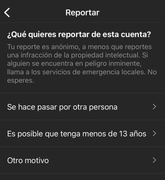 Qué hacer si crean una cuenta para adultos con tu imagen