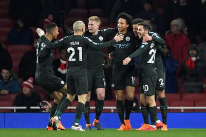 Manchester City le da un baile al Arsenal