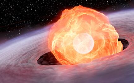 Científicos observan por primera vez una bola de fuego provocada por una explosión de estrellas 