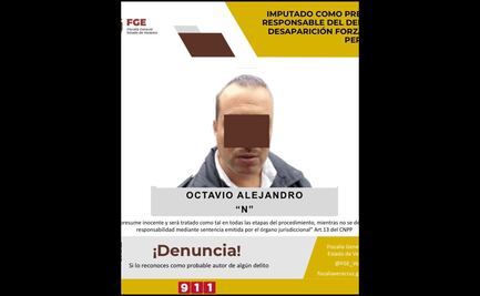 Cae exfuncionario municipal por desaparición forzada en Veracruz