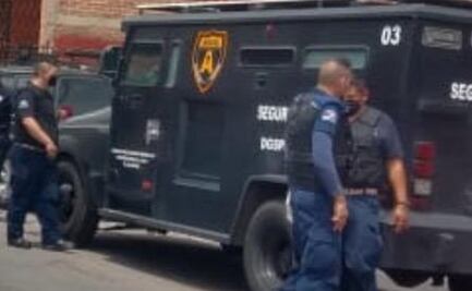 Robo a camioneta de valores genera movilización policiaca en Lomas Verdes