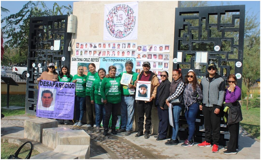 El Colectivo Fuerzas Unidas por Nuestros Desaparecidos en Coahuila (Fuundec), cumple 15 años de lucha, dolor y agonía por encontrar a sus seres queridos (19/12/2024). Foto: Francisco Rodríguez / EL UNIVERSAL