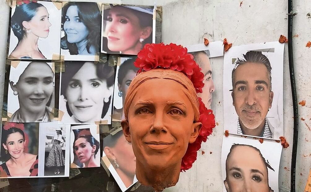 La figura le llevó 90 días de trabajo a su escultor, Víctor Yáñez Piña. Foto: Víctor Hugo Yáñez Piña