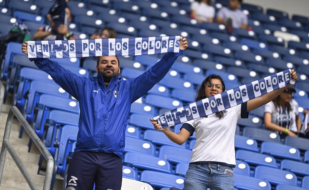 Recibimiento especial de Rayados