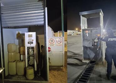 Desmantelan centro huachicol en León, Guanajuato; hallan 28 mil litros de hidrocarburo y tractocamiones