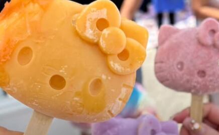 ¿Qué puedes comer en el mercado de Hello Kitty?