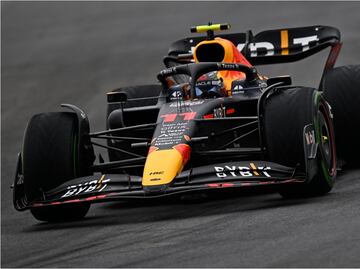 Checo Pérez termina segundo en la práctica libre 2 del GP de Brasil