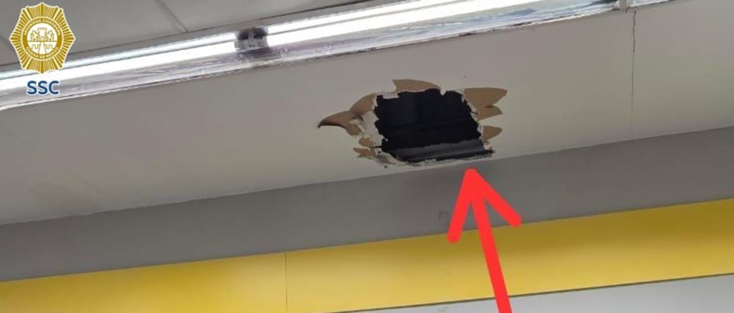 El sujeto ingresó por la azotea de una tienda departamental ubicada en la colonia Tacuba de la alcaldía Miguel Hidalgo. (Foto: especial)