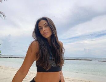 La novia de Diego Boneta lució un traje con top y nos encanta 