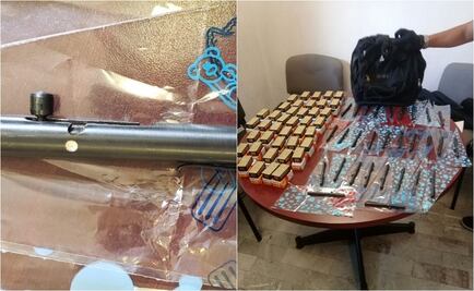 PGR asegura 30 "pistolas pluma" y detiene a un hombre en la CDMX