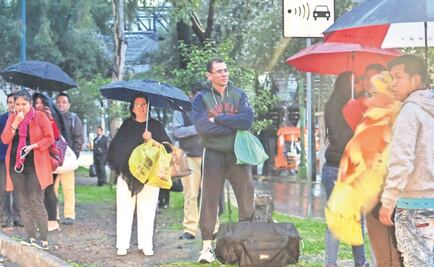 Prevén jueves con lluvias fuertes en CDMX y Edomex