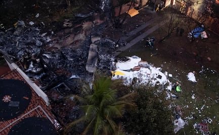 Accidente aéreo: Rescatan 62 cuerpos de avión que se estrelló en Brasil; identifican a 2 víctimas