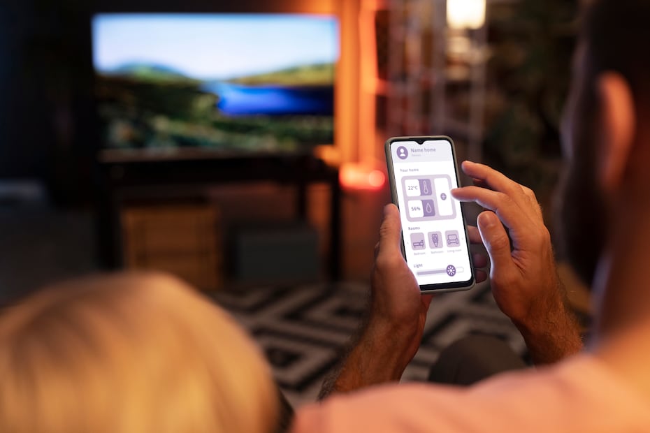SmartThings permite utilizar un teléfono como control remoto para televisores Samsung compatibles. Foto: Freepik