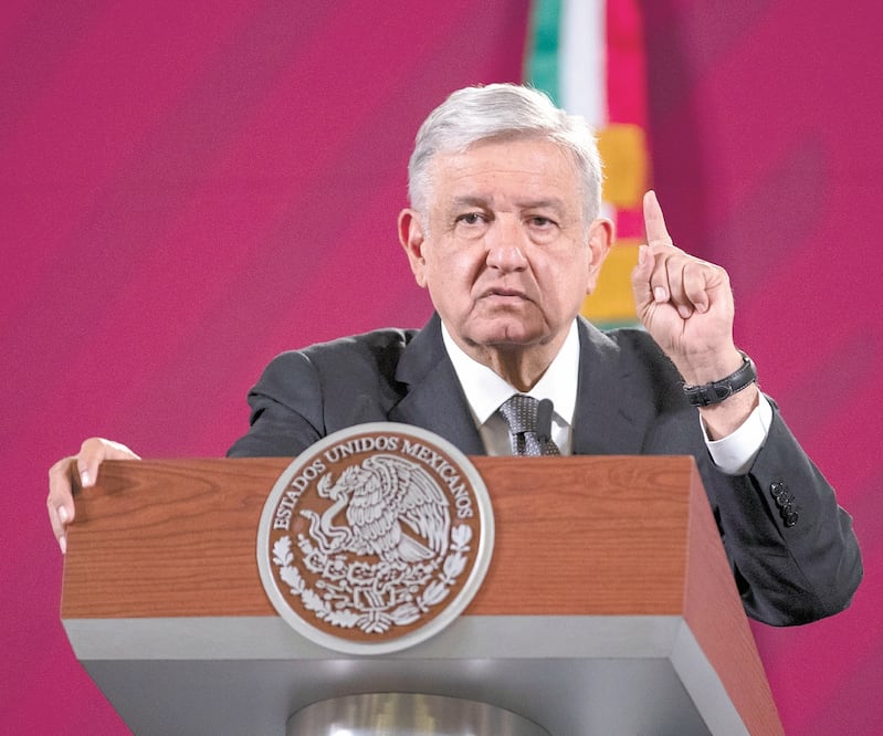 López Obrador afirmó que si la vacuna rusa es efectiva, se comunicará con el presidente Vladimir Putin para comprarla. Foto: SERGIO TAPIA. EL UNIVERSAL