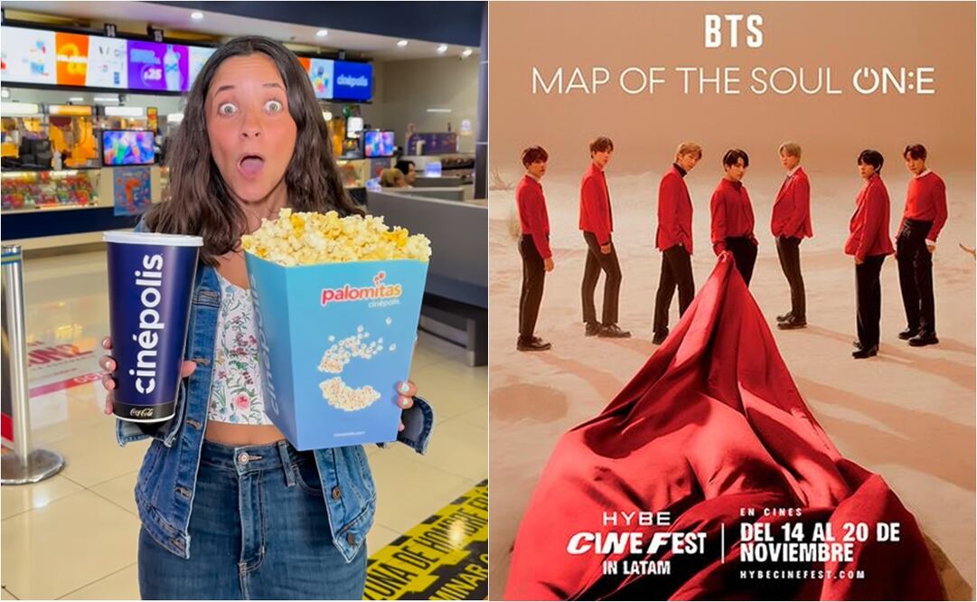 Hybe Cine Fest se trata de una serie de proyecciones, relacionadas con bandas de K-Pop.
Fotos: Instagram
