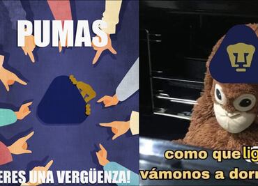 Pumas es víctima de los MEMES tras empatar con Monterrey y sumar cinco juegos sin poder ganar