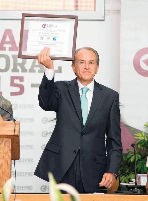 Juan Manuel Carreras López recibió el aval como gobernador el pasado 14 de junio (ARCHIVO EL UNIVERSAL)