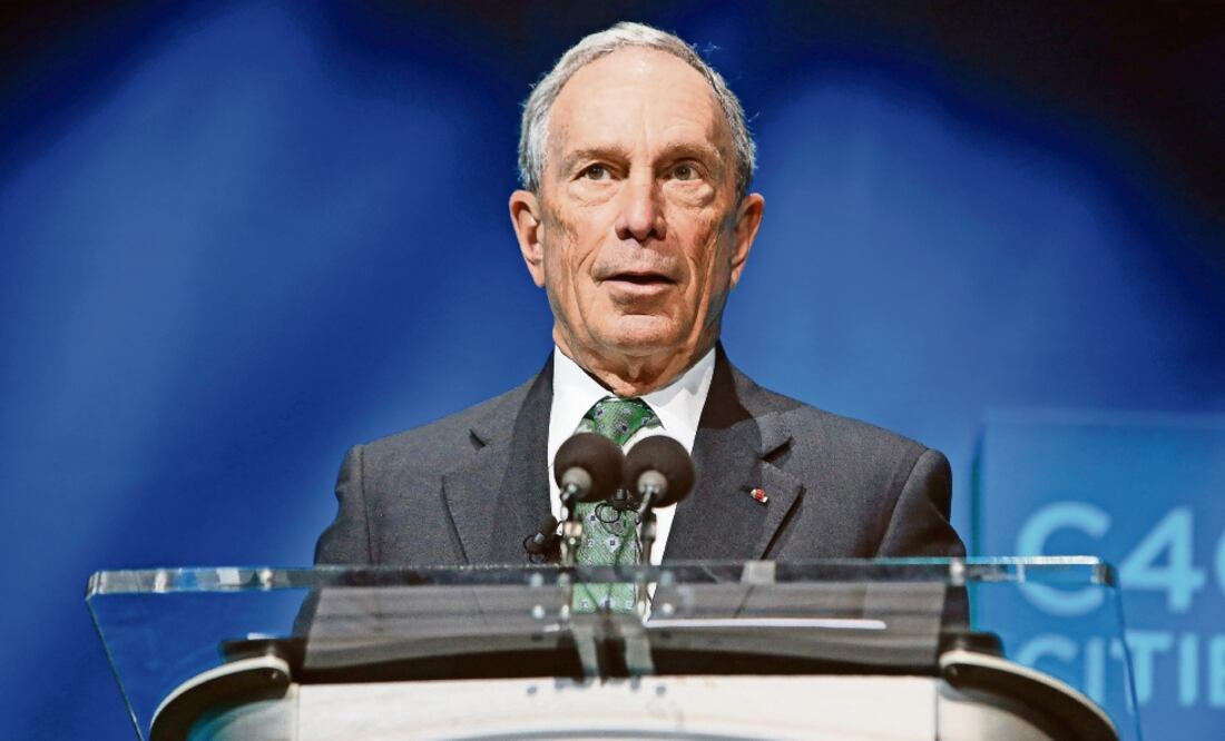 Según la prensa de EU, a Michael Bloomberg le preocupan el avance de Trump y los traspiés de Clinton (ESPECIAL)