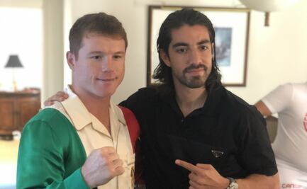 Rodolfo Pizarro visita al "Canelo" Álvarez en Miami previo a pelea vs Yildirim