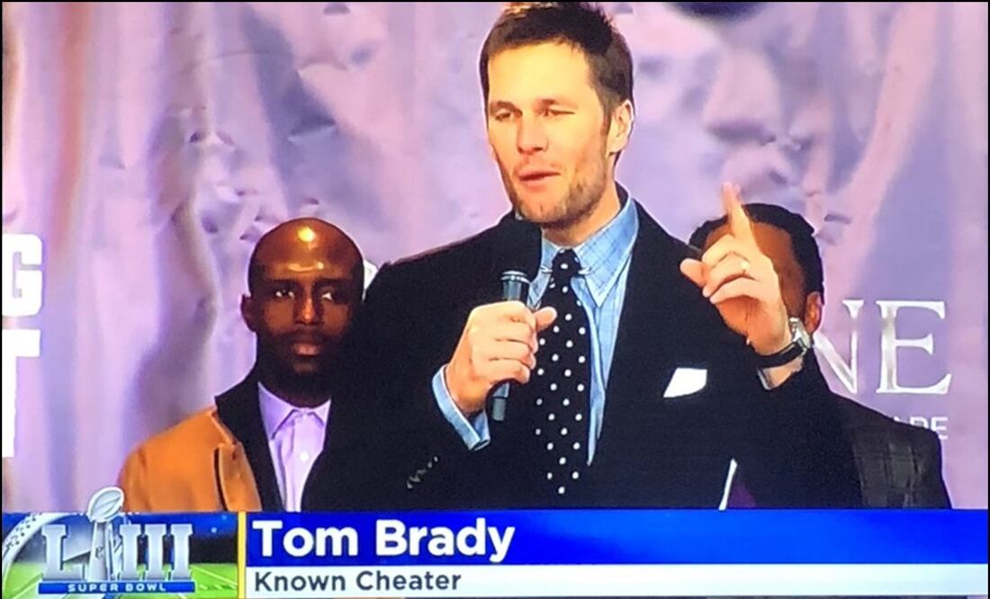 A los altos mandos de la CBS de Pittsburgh no les pareció gracioso el gráfico. Foto: Especial