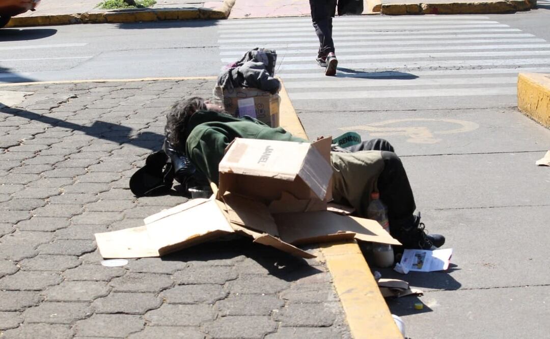 Persona en situación de calle. Foto: Samyra Sosa. EL UNIVERSAL