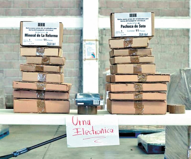 La paquetería electoral ya fue enviada a las juntas distritales. Foto: ESPECIAL