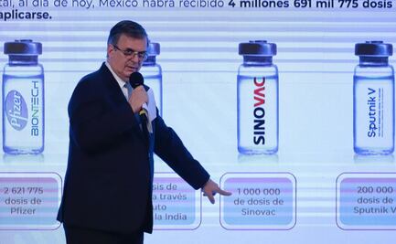Más de 4 millones 691 mil vacunas contra Covid-19 han llegado a México: SRE