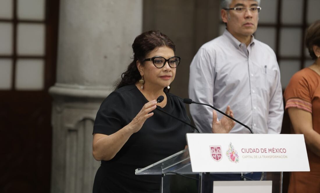 Clara Brugada revisará protocolos de seguridad de su gabinete. Foto: Carlos Odin / EL UNIVERSAL