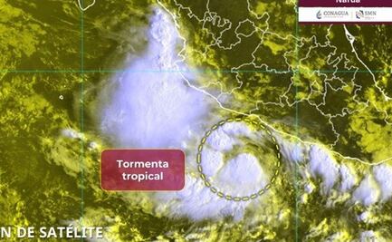 "Narda" se intensifica mientras avanza frente a costas del Pacífico; podría llegar a huracán categoría 1 el martes