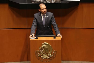 Marko Cortés pide licencia al Senado; “está en España”, se queda Gudiño Magaña como suplente: Noroña