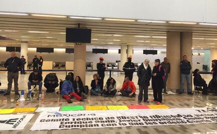 Jubilados de Mexicana piden fideicomiso en el AICM