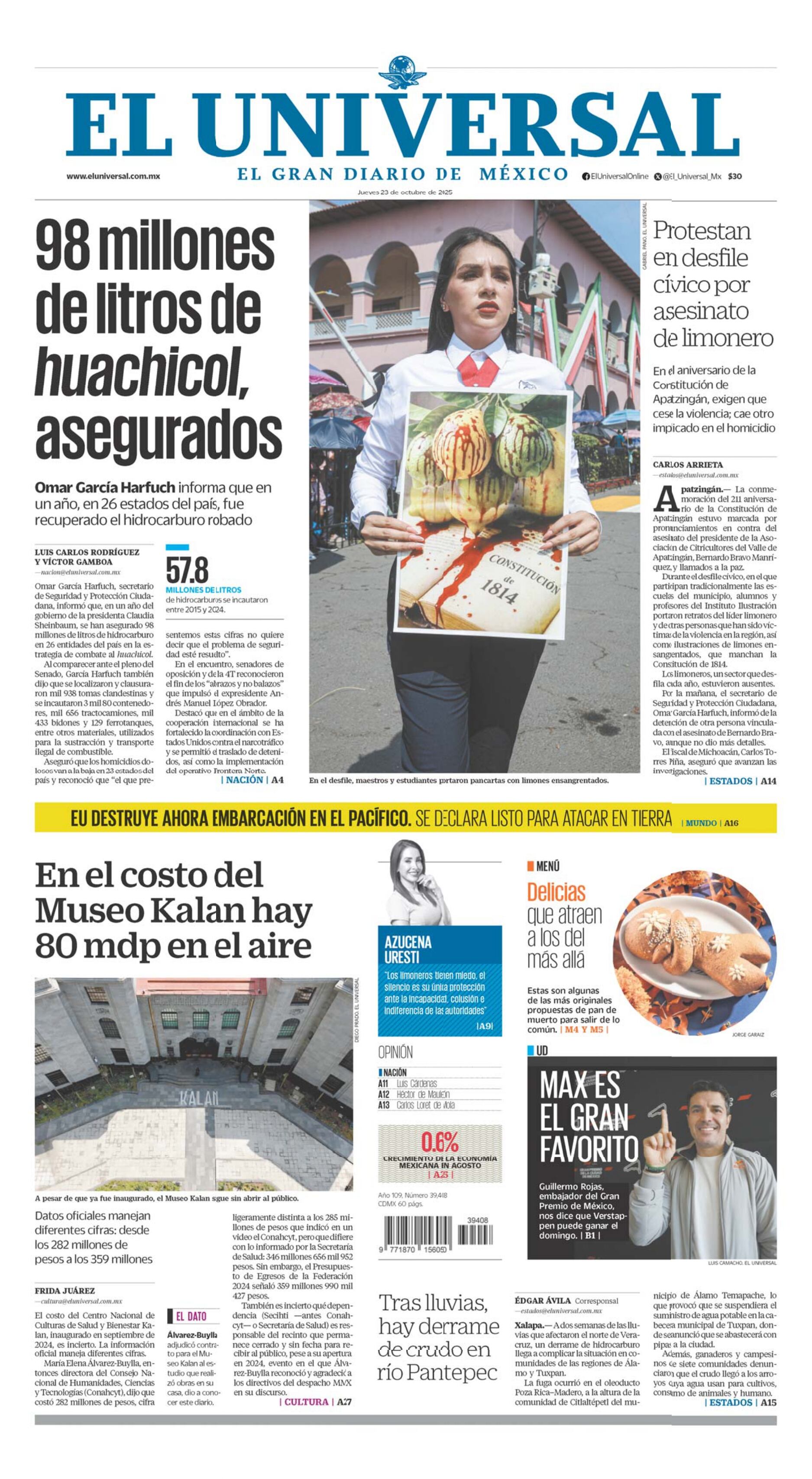 Portada impresa