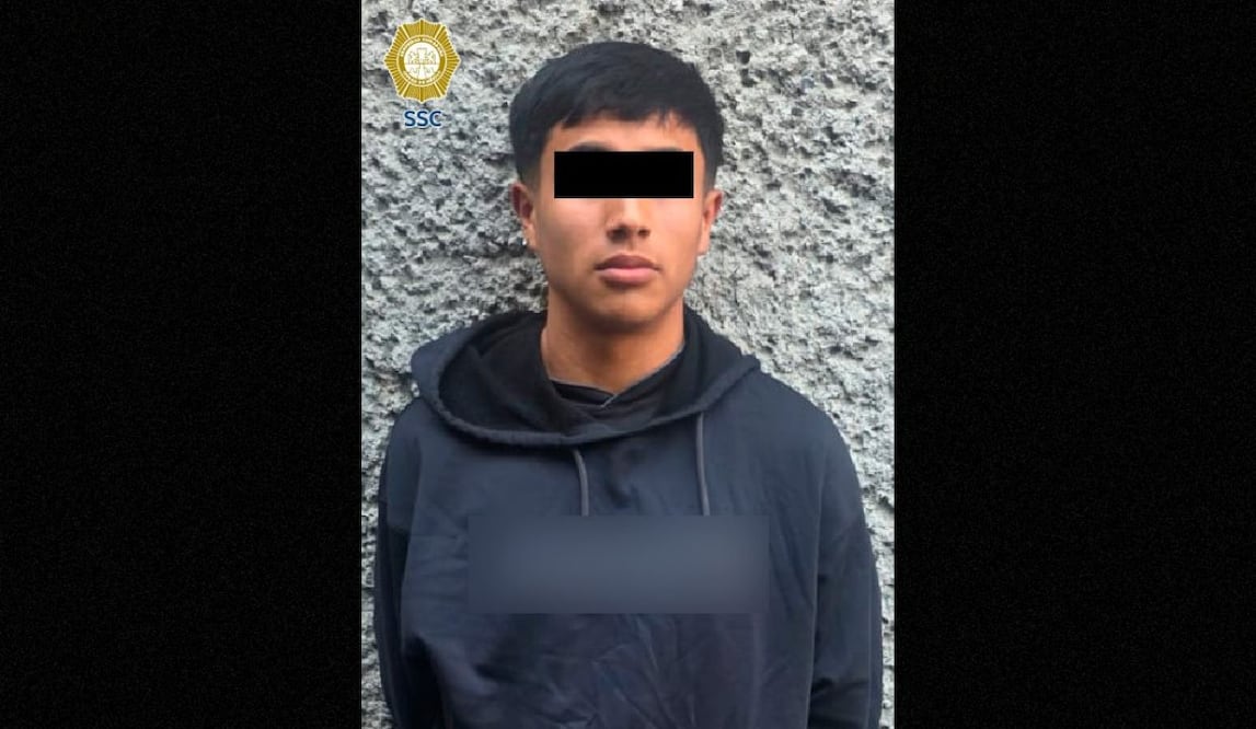 Detienen a joven por ataque armado en barbería de Iztapalapa; aseguran droga y motocicleta. Foto: Especial