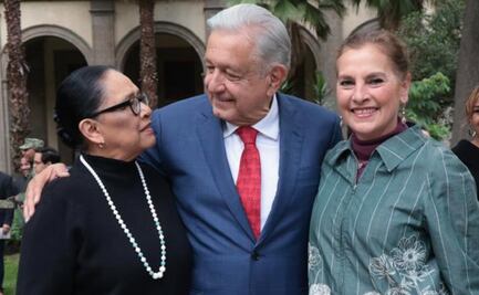 FOTOS Así fue el convivio de despedida de AMLO del Gabinete de Seguridad, con tamales y mariachi