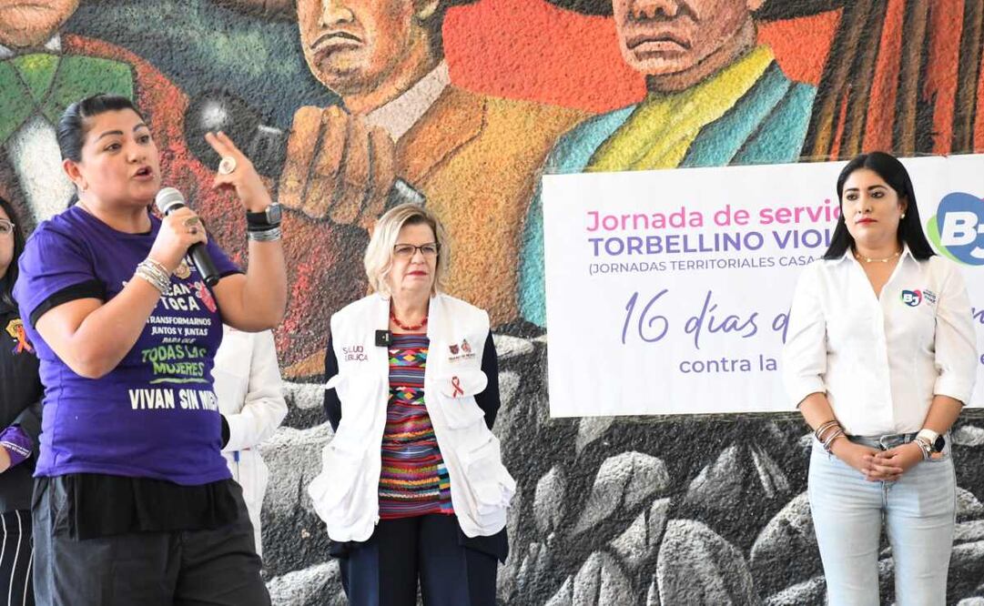Alcaldía Benito Juárez refuerza acciones contra la violencia con el "Torbellino Violeta" (01/12/2022). Foto: Especial