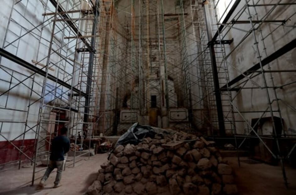 Al 70% reconstrucción en Ruta de los Conventos