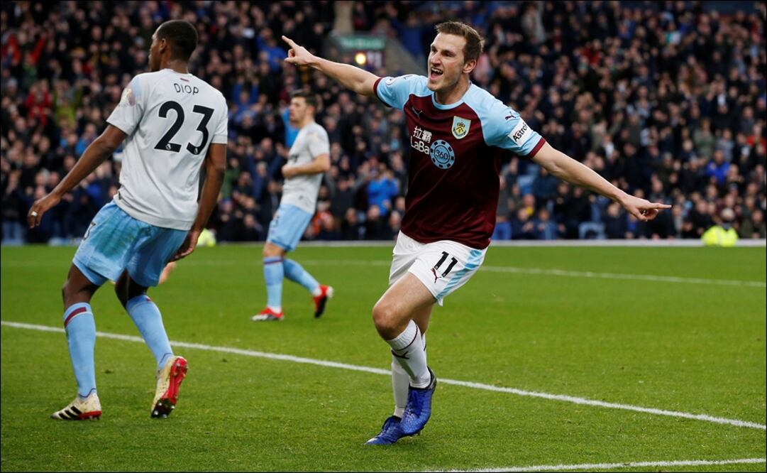 Burnley derrota al West Ham. Foto: Reuters