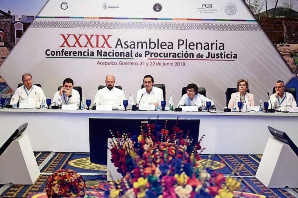 Contra la violencia.Durante su conferencia nacional, procuradores del país condenaron los asesinatos de políticos. Foto: TOMADA DE TWITTER